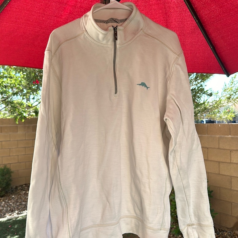 Tommy Bahama half zip sweatshirt